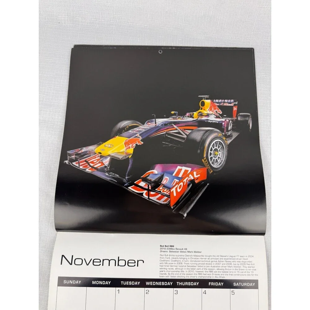 2016 the art of the formula 1 race car calendar